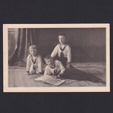 GERMANY 1913, Postcard, Princes with book, Unused picture