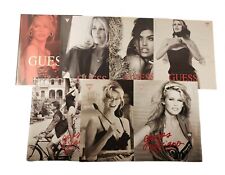 1989-91 GUESS JEANS PERFUME PRINT ADS Lot of 7 Original Vintage Color SCHIFFER picture