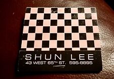 Shun Lee Restaurant, New York City, Full Unstruck Matchbook, COOL RARE STYLE picture