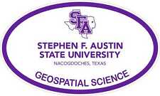 StickerTalk Officially Licensed SFA Geospatial Science Sticker,5 inch x 3 inch picture
