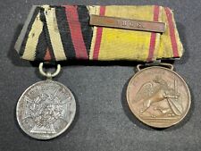 Pre WW1 WWI 1866 & 1870 Imperial German Military Baden / Prussian Medal Bar picture