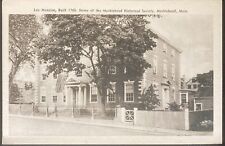 MARBLEHEAD, MA. C.1930 PC.(M21)~VIEW OF LEE MANSION, HOME OF HISTORICAL SOCIETY picture