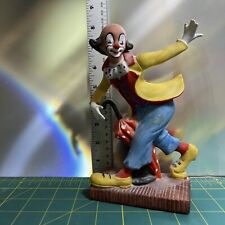 Vintage Porcelain Clown W/Umbrella Figurine Toscany Japan “The Clown Collection” picture