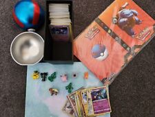 Huge pokemon bundle Job Lot Shiny Holo Rare Ultra Ball Tin Blastoise Folder Kids picture