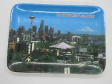 Magnificent Seattle Space Needle Melamine souvenir trinket tray, Vintage 4