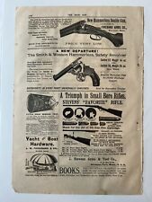 vintage print ad 1893 Smith & Wesson Hammerless Safety Large Ephemera picture