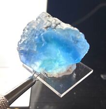 2.5 cm blue Fluorite crystal on matrix - Fujiang area, China picture