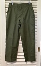 Vintage Military Pants Mens 34x29 OG-507 Utility Trousers US Army Olive Green picture