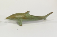 VINTAGE 1940s SRG (SELL RITE GIFTS) BRONZE PATINA SHARK FIGURE picture