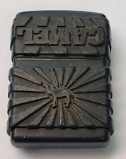Camel Zippo Lighter: 1998 Zipguard Black Sunburst Armour HEAVILY USED AS-IS  picture