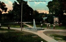 C.1905-10 Fountain Park in Newark, Ohio Postcard F1 picture