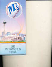 1989 Seattle Mariners MLB media press guide BBmg1 picture
