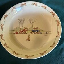 Royal Doulton Bunnykins Tug of War Porridge bowl 'Very rare' picture