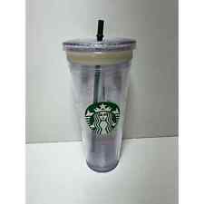 Starbucks Traditional Logo Acrylic Venti Cold Tumbler 24 ounce Used  picture