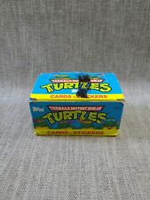 Topps 1989 Teenage Mutant Ninja Turtles 24 Count Wax Packs Cards Stickers New picture