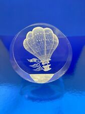 Laser-etched Acrylic Hot Air Balloon Paperweight - 3 1/2
