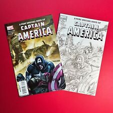 Captain America #601 Gene Colan Last Issue Set Regular + Black and White variant picture