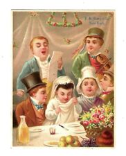 c1880's Trade Card R.H. Macy & Co. New York, Wedding Dinner Rare Find picture