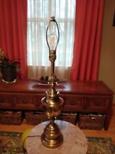 Vintage Stiffel Heavy Brass Table Lamp 33” #5561  picture
