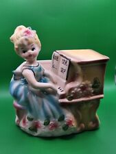 Vintage Reubens Girl At Piano Planter picture