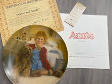 Annie Collector’s Plate Series - Limited Edition - Annie And Sandy - First Issue picture