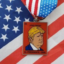Fiesta Medals San Antonio President Donald Trump 2020 Election Pin - WIN 2024 picture