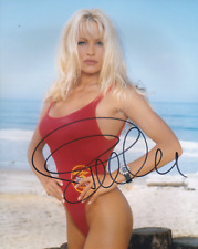 Pamela Anderson 10x8 signed in Black Baywatch picture