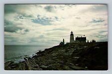 Pemaquid Point ME, Pemaquid Lighthouse, Maine Vintage Postcard picture
