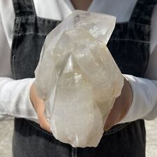 4.6LB Natural Clear Quartz Cluster Crystal Mineral Point Healing TQS9330 picture