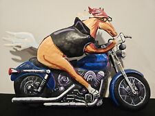 Handmade Painted Motorcycle and Horse Wall Decor 14