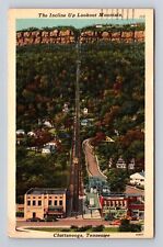 Chattanooga TN-Tennessee, Incline Up Lookout Mountain, Vintage c1956 Postcard picture