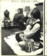 1973 Press Photo Representative Pat Schroeder with family at home. - now46118 picture