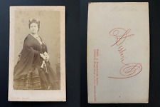 Disderi, Paris, Mathilde-Letizia Wilhelmine Bonaparte Vintage CDV albumen print. picture