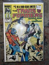 TRANSFORMERS #2 MARVEL COMICS 1984 OPTIMUS PRIME VS MEGATON 1ST PRINTING picture