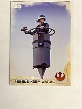 2016 Topps Star Wars Rogue One Series 1 Base Card #40 Rebels Keep Watch picture