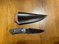SUPER SWEET D2 TOOL STEEL FULL TANG HUNTING KNIFE W/RAMS HORN  STOCKS picture