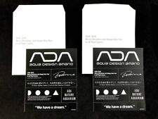Lot of 2 ADA Lab Limited Black Color Sticker Aqua Design Amano Laboratory Japan picture