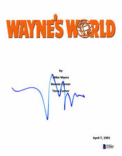 MIKE MYERS SIGNED AUTOGRAPH WAYNE'S WORLD FULL SCRIPT BECKETT BAS  picture