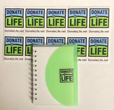 Vintage Donate Life Organ Donor 10 Peel & Stick Decals & 4