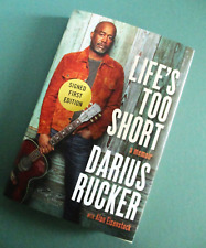 SIGNED DARIUS RUCKER LIFE'S TOO SHORT: A MEMOIR  SIGNED FIRST EDITION HC DJ picture