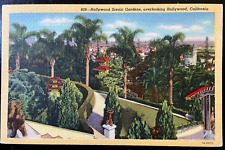 Vintage Postcard 1931 Hollywood Gardens, Hollywood, California (CA) picture
