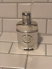 VTG Old Spice Admirals Flask Silver Empty After Shave Cologne 7 Oz Glass Bottle picture