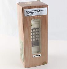 Vintage 1980's Eton Telephone, Corded Wall Mount, Faux Wood Grain - drm-2301 picture