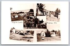 Bayfield Wisconsin~Multi-Views~Skyline Court~1930-50 RPPC picture