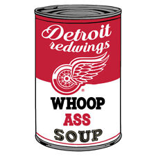 Detroit Red Wings Can Of Whoop A** Vinyl Decal / Sticker 10 sizes Tracking picture