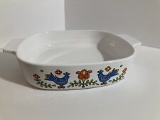 Corning Ware Country Festival Friendship *Small Chip on Rim* 8X8X1 3/4 Inches picture
