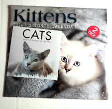 2024 Cats Kittens 12 Month Wall Calendar 12