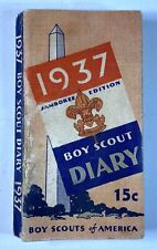 1937 Boy Scout Diary - Jamboree Edition, 256-pages Unused, Clean picture