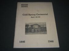 1946 APRIL 22-28 COLD SPRING CENTENNIAL SOFTCOVER PROGRAM - NEW YORK - J 2373 picture