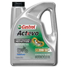 1 Gallon Castrol Actevo 4T 20W-50 Part Synthetic Motorcycle Oil picture